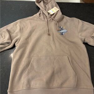 Scotch & Soda Relaxed Fit Fleece Graphic Hoodie Size Medium